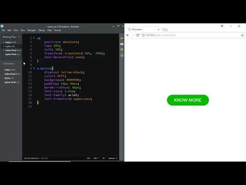 A Simple Button in HTML and CSS