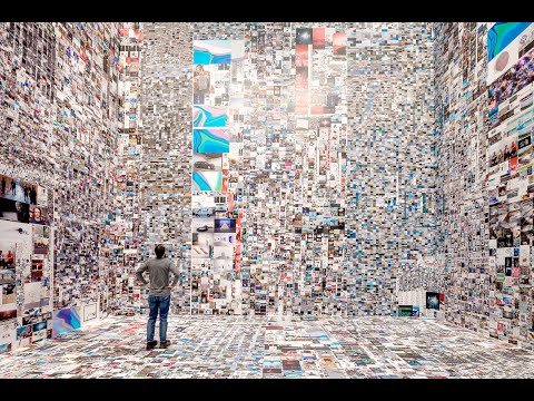 Evan Roth's "Since You Were Born installation" at MOCA Jacksonville