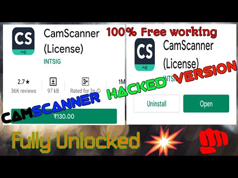 How To Remove WaterMark in  CamScanner || Free License Key || Hacked Version || CamScanner Pro 💥💥💥😱😱