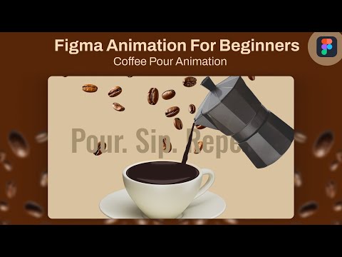 How to Create a Coffee Pour Animation in Figma | Advanced Figma Animation
