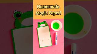 DIY Homemade Magic Paper 🤓🌈 easy paper craft/ best out of waste #shorts #papercraft #diy