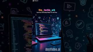 "Learn Tech Skills with the_techie_srk"#TechEducation  #SkillIndia  #SelfLearning  #OnlineLearning