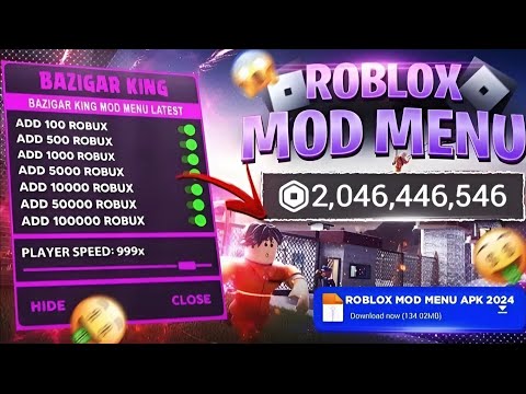OMG!Roblox mod menu premium unlimited robux & free purchase, free shopping.Roblox mod apk