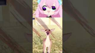 This horror game JUMPSCARES Chibi 😭😭😭 #shorts #chibidoki #vtuber