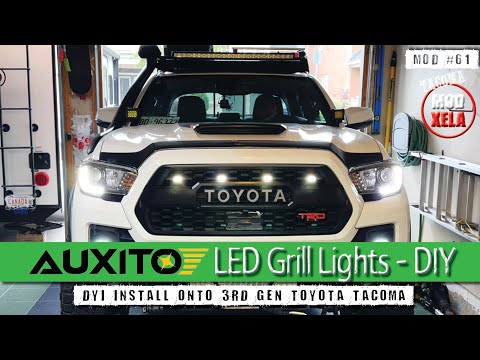 Auxito LED Grill (Raptor) Lights DIY Installation | Mod #61