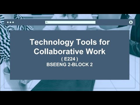 TECHNOLOGY TOOLS FOR COLLABORATIVE WORK – Technology for Teaching and Learning | @therealestruel