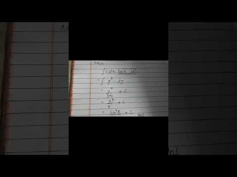 Integration of sinx3 cosx