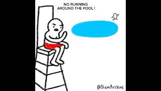 NOW WHAT LIFEGUARD ? #meme #rotoscope #slip #fall #animation #comic