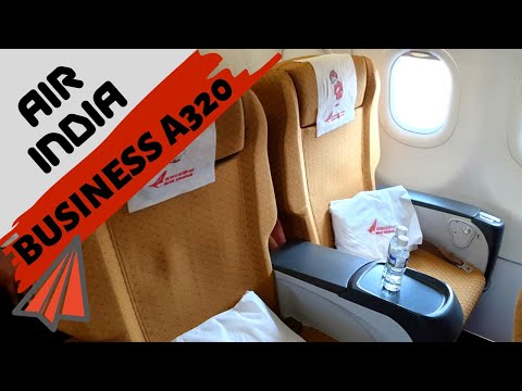 IT'S NOT BAD! AIR INDIA A320 BUSINESS CLASS | GVK Lounge Mumbai