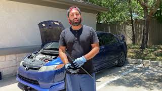 I FIXED MY AC!! AC Compressor Replacement Evap and Recharge! - Honda Civic Mugen SI 8th gen l EP 12