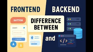 Frontend vs Backend - Simple Explanation