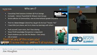 Better Code and Collaboration through Open Source Concepts, Dev Containers.... by Joe Houghes