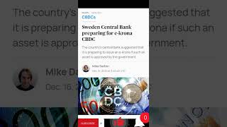💥💥💥#Sweden preparing #e-krona #cbdc #blockchainnewstoday #fintechnews #cryptonewstoday #xrp