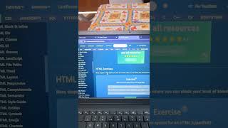 HTMl learn from best website 🔥 100% best results 🔥 #html #coading #programming #css #windows #tech