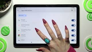 How to Turn On/Off App Notifications on NOKIA T21? - Manage App Notifications
