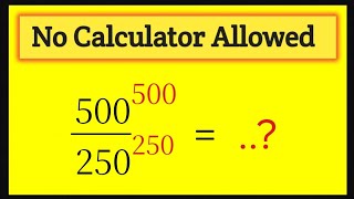 A beautiful Olympiads Exponential Trick | No Calculator Allowed