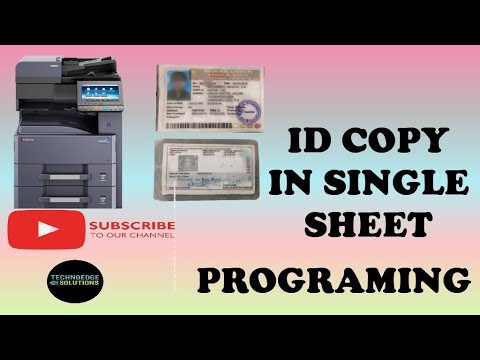 Kyocera taskalfa 3011 id card setting