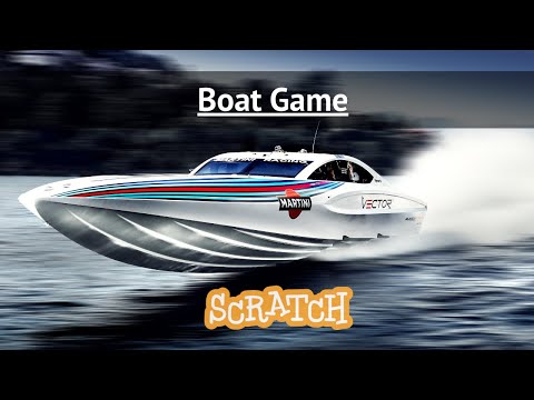 How to make Boat Game in Scratch - Absolute for beginners. Scratch Beginners Game
