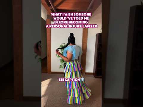 What I Wish Someone Told Me When I Became a Personal Injury Lawyer #shorts #lawyerlife