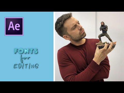 popular fonts for edits
