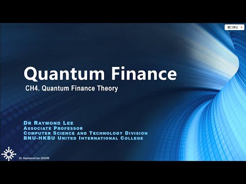 Lecture 4   Quantum Finance Theory and Quantum Price Model