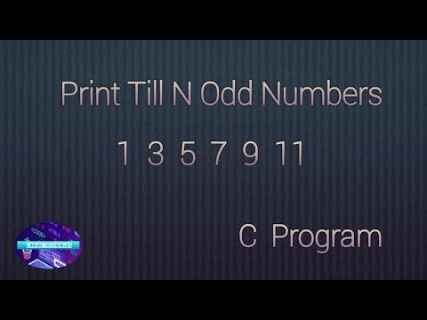 Print Till N Odd Numbers #coding #programming #shortvideo #shorts