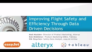 easyJet Webinar - Deriving insights from flight data with Alteryx and Tableau