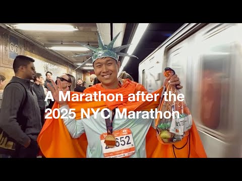 A Marathon After the 2025 NYC Marathon