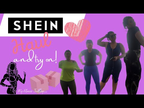 SHEIN HAUL & try on… active wear & more #weightlosstransformation #sheinhaul #myfitnessjourney