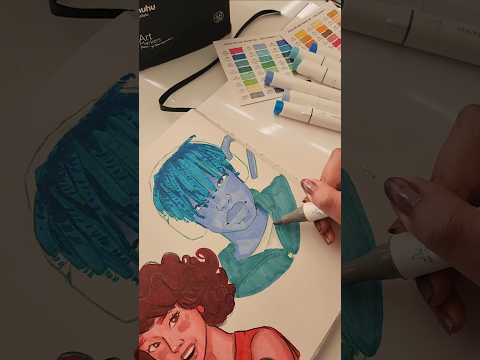 •°◇coloring with blue◇°•| #colorwithme