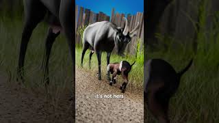 How To Trick A Mother Goat Into Adoption 🤔