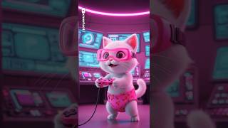 😭 Tiny Kitten Builds Mech to Save Dad! | #CatDrama #RobotHero #CinematicShort