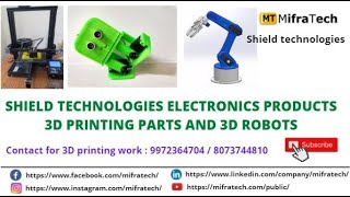 shield technologies electronics project/products #3dprintingparts #roboticarm #3drobots #robotichand