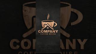Coffee house logo design tutorial using Adobe illustrator #graphicsdesign #logodesigner