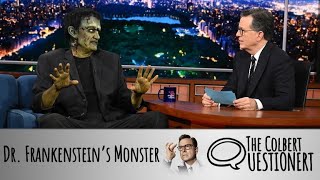 Dr. Frankenstein's Monster Takes The Colbert Questionert