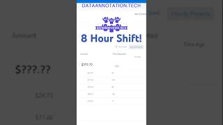 8 HOUR Shift On DataAnnotation.tech Paid Me This Much?! #sidehustle #workfromhome #workfromanywhere