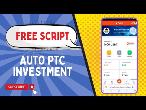 Free Auto Deposit PTC Website Script Download | Full Setup & SEO Optimization Guide