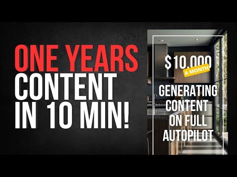 Bulk Create Image with ChatGPT & Canva AUTOMATION - One Years worth of content built in 10 minutes