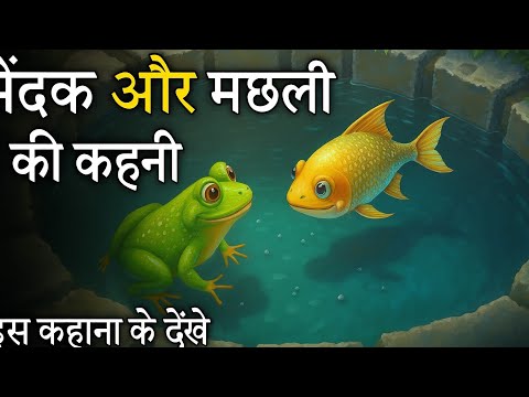 मेंढक और मछली की कहाणी ” #ai #cartoon #moralstories #मेंढक #fish #hindistories #motivationalstory 