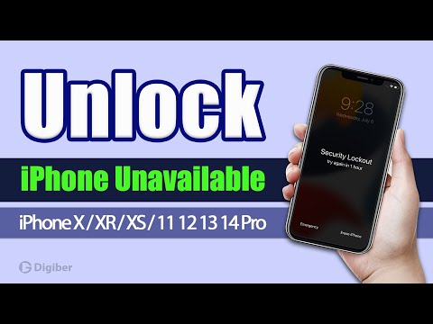 Fix Your iPhone Unavailable Screen- For iPhone X XR XS 11 12 13 14 Pro