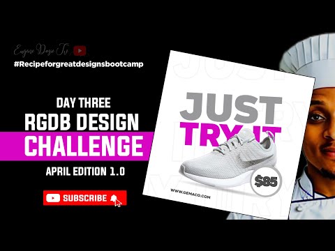 FASTEST STEPS TO CREAT A SPORT SHOE PRODUCT FLIER DESIGN ON PIXELLAB | RGDB DESIGN CHALLENGE - DAY 3