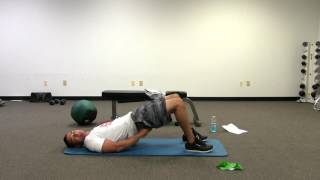 Hip bridges for better glute activation.