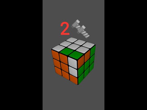 'SCREW' 🔩 Pattern On Rubik's Cube #youtubeshorts