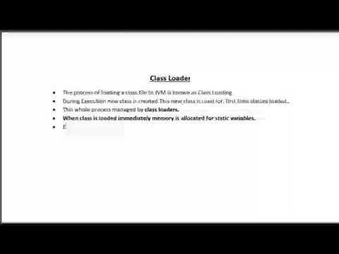 What is class loader in Java?? PART -1 #java #classloader #example