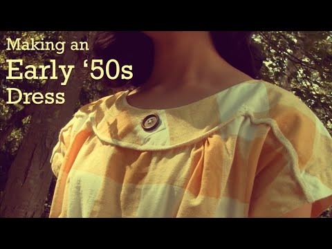 Making a Summery Gingham 1950's Dress (even though it's currently October lol)