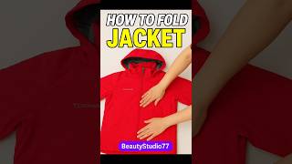 Compact Jacket Folding in Seconds! 👚✨ Smart Hack for Travelers