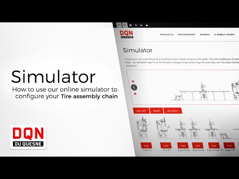 How to use our online simulator to configure your Tyre assembly chain