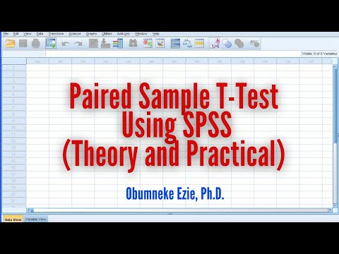 SPSS: How to Estimate Paired Sample T-Test (Estimation and Interpretations) Using SPSS