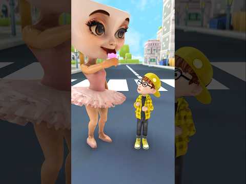 Cappuccino Teases Tani & Nick #artfamily #scaryteacher3d #nickandtani #familyfun
