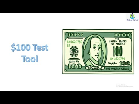 $100 test tool - شرح